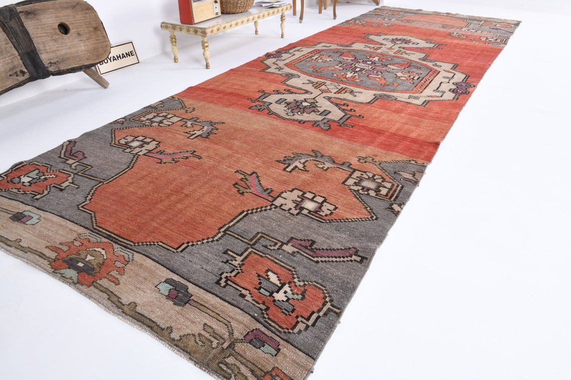 5x15.4 ft TURKISH WIDE RUNNER Rug Vintage Rug Rug Runner Etsy