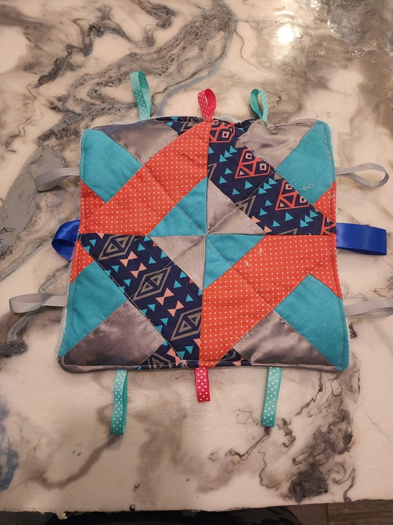 Baby ribbon blanket sale