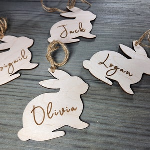 Easter Bunny Basket Tag