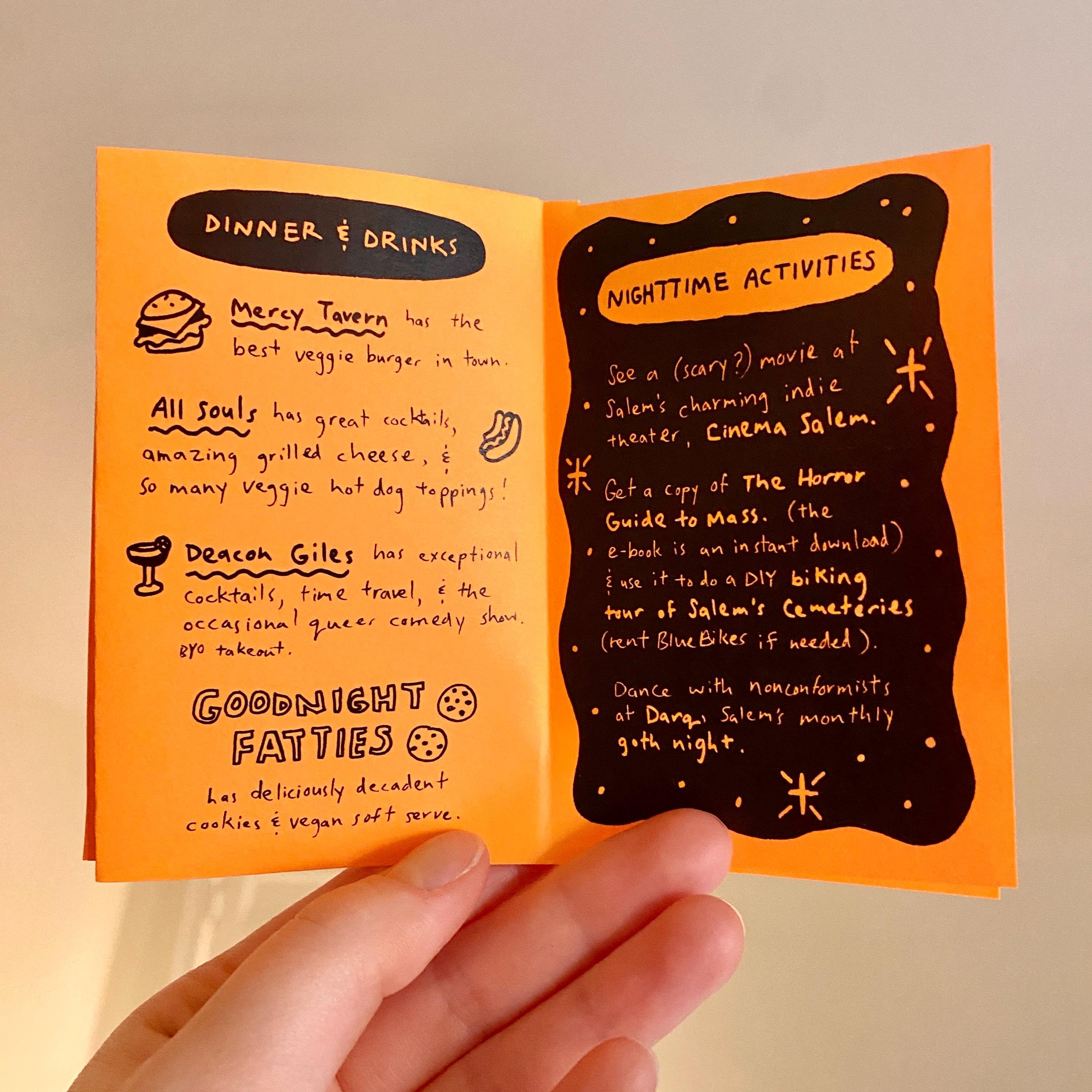 Pocket Guide to Salem, MA Zine | Massachusetts Witch City Mini ...