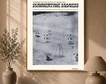 Póster minimalista con cita para imprimir, arte mural con tipografía moderna, lámina motivacional neutra para descargar.