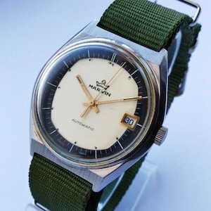Vintage Swiss Watch MARVIN Automatic ETA - 2873  MEN&#39;S Wrist watch Swiss Made  25 Jewels 1970s