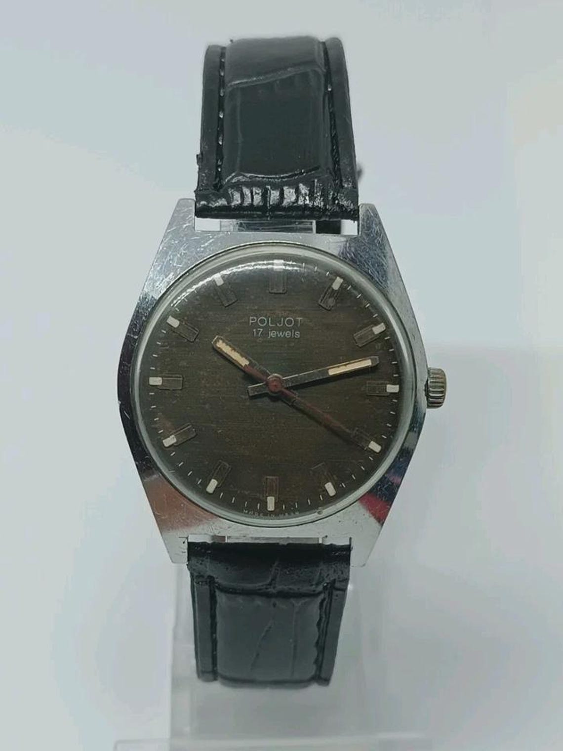 Vintage Wrist watch POLJOT  Mechanical  Men's Soviet Watch. USSR 1970s, photo 1 sur 5