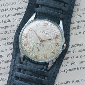 Vintage Wrist Watch OLMA  Men&#39;s Swiss Made Wrist Watch  cal. (AS 1130)  Rare 1950&#39;s