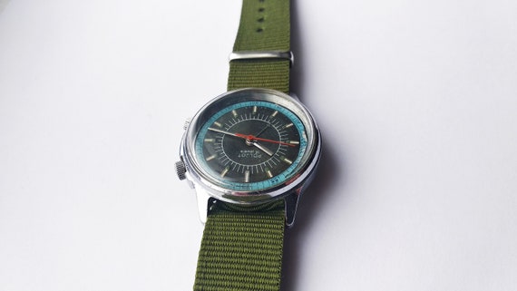 VINTAGE  Wrist Watch POLJOT  Alarms Soviet  Mecha… - image 7