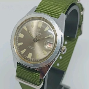 Vintage Watch JVERDHON DIVER  Mechanical Wrist Watch  Mens SWISS Made 1970&#39;s