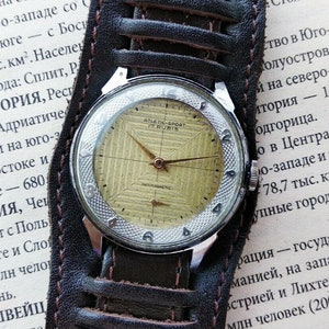 Vintage Swiss Watch ATLETIC- SPORT  MECHANICAL Wristwatch Cal. Unitas 176  Made in Swiss  1950&#39;s