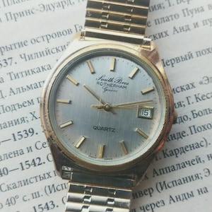 Vintage Wrist Watch ROTHERHAM GENEVE Quartz  Wrist Watch  Mens SWISS Made 1970&#39;s