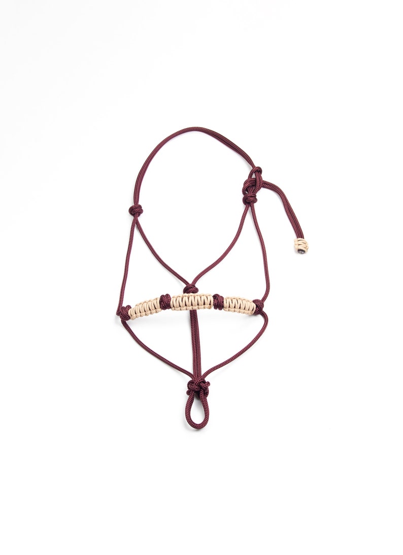 Custom 4 Knot Rope Halter 4 Knot Rope Halter With Braided Etsy