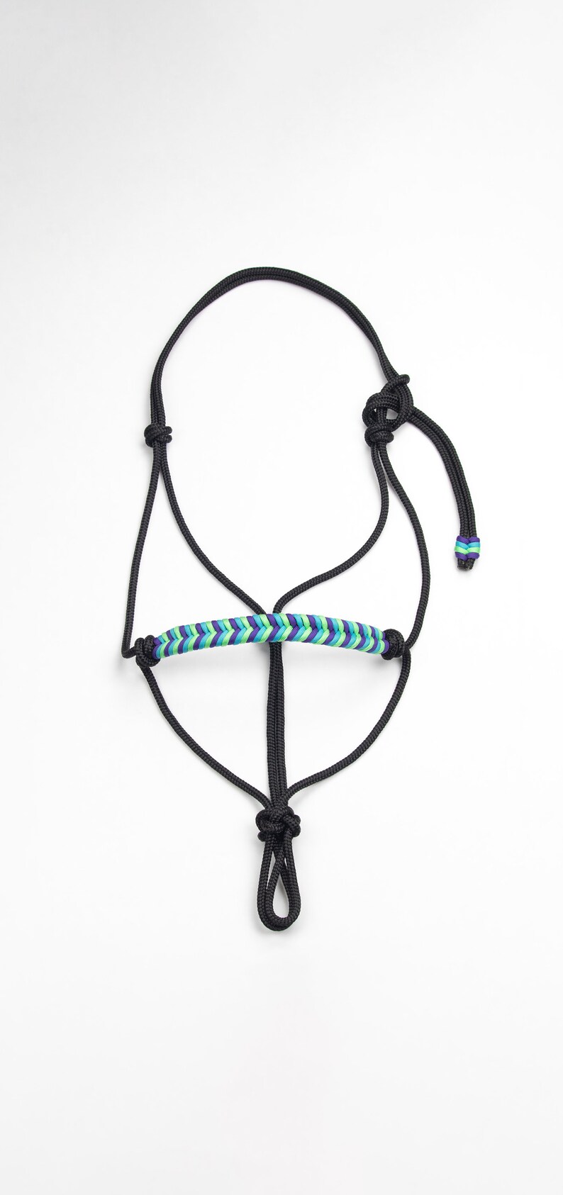 Download Custom Rope Halter With Braided Paracord Noseband Custom | Etsy