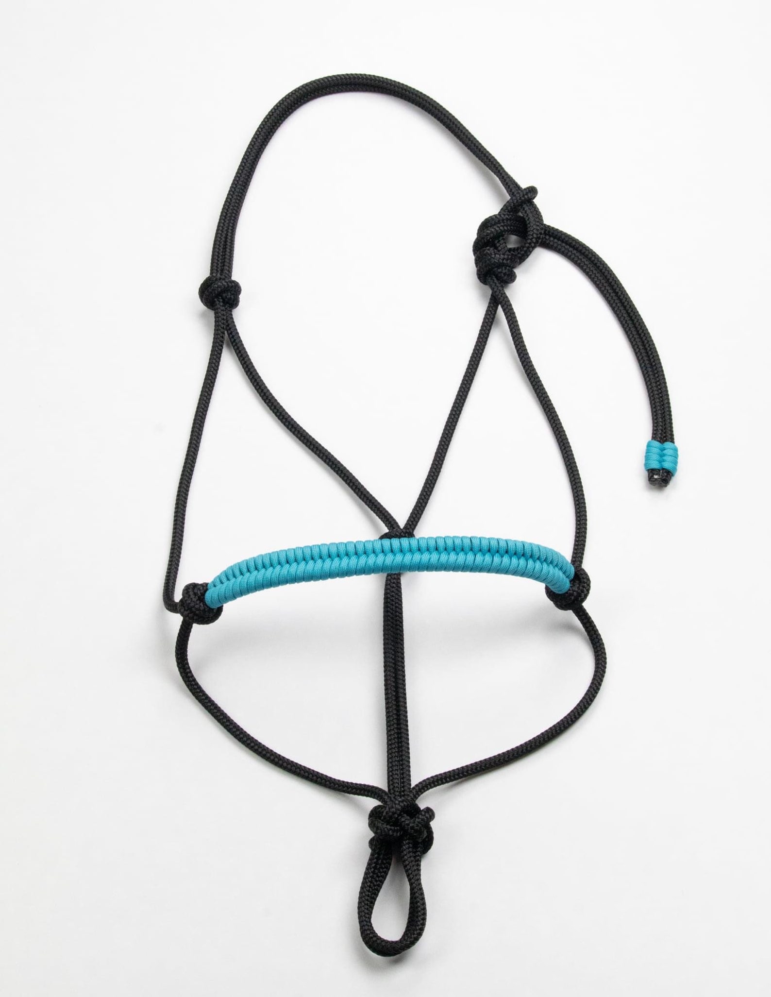 Custom Rope Halter With Braided Paracord Noseband Custom Etsy