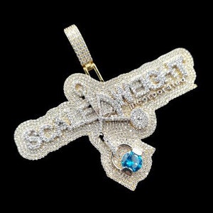 Colgante de cruz Icedout con VVS Moissanite colgante personalizado Hip Hop colgantes personalizados personalizar hombres mujeres colgante regalo