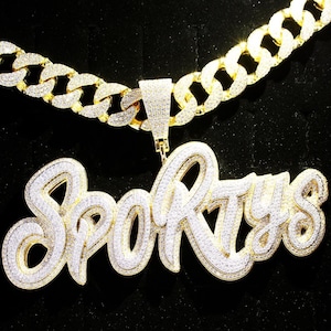 Icedout vvs moissanite 925 prata esterlina pingente personalizado qualquer letras dois tons totalmente congelado designer personalizado na moda pingente de bolha