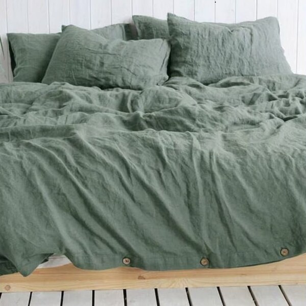 Sage Green Quilt Cover Set Etsy Australia