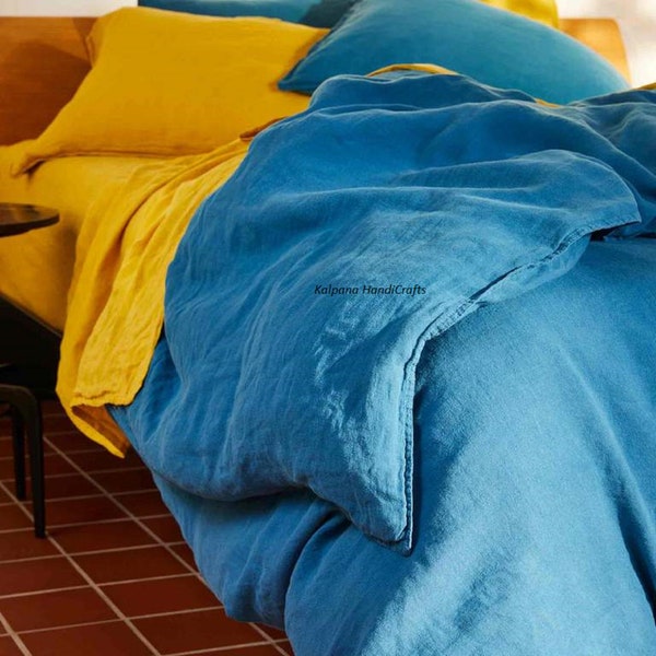 Blue Duvet Cover Etsy