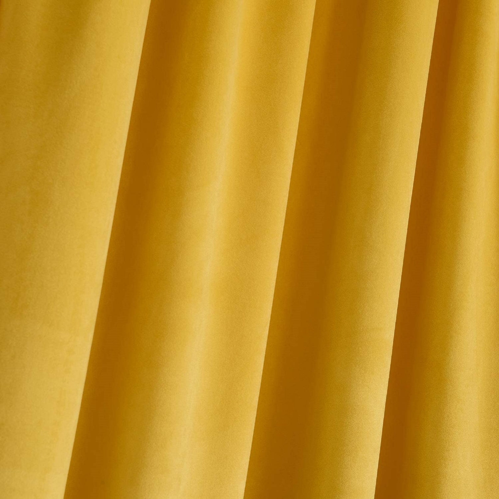 Luxury Cotton Velvet Curtain Yellow Color Velvet Curtain Etsy