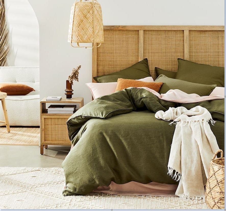 Green duvet cover deals