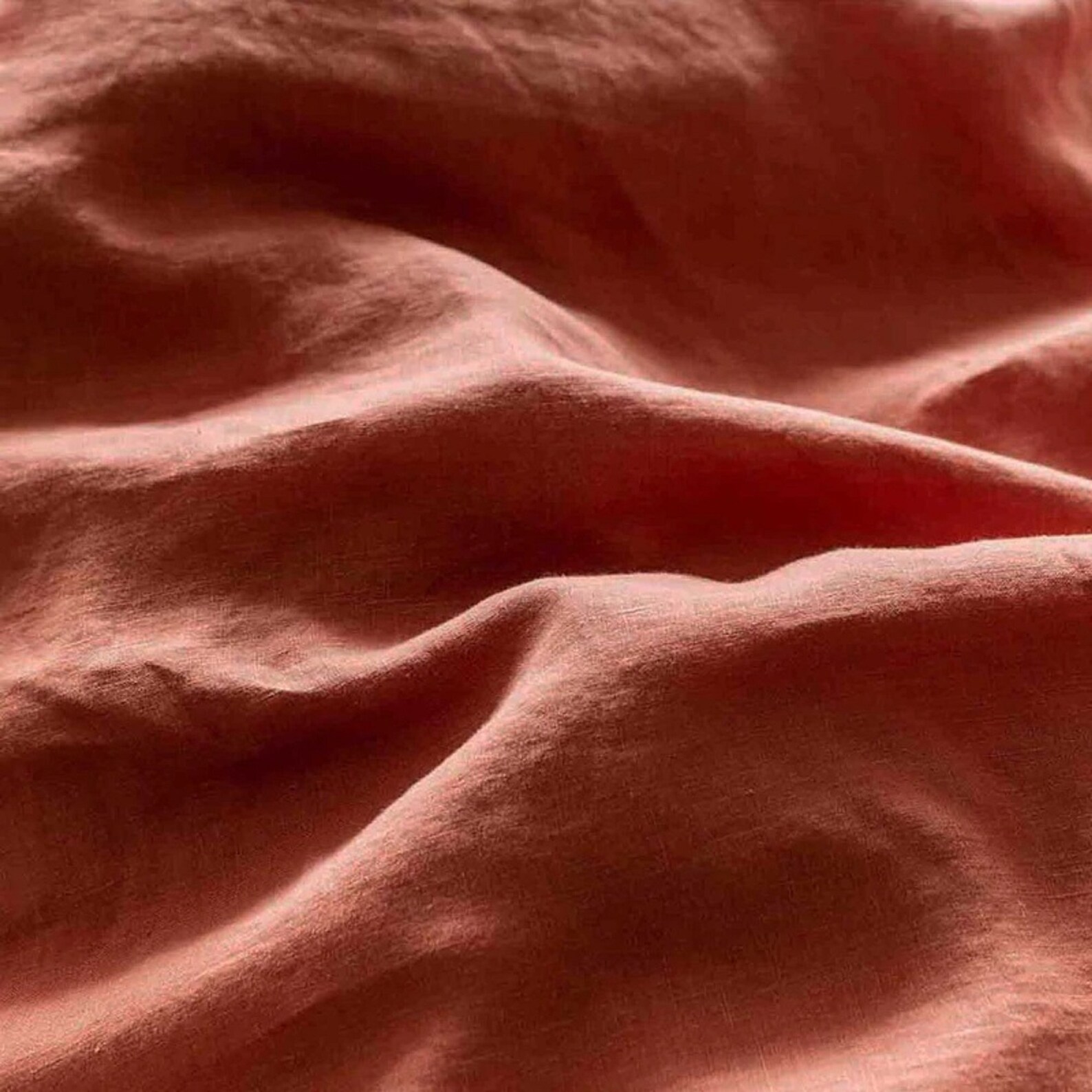 Burnt Orange Linen Duvet Cover Custom Size Linen Duvet Cover Etsy