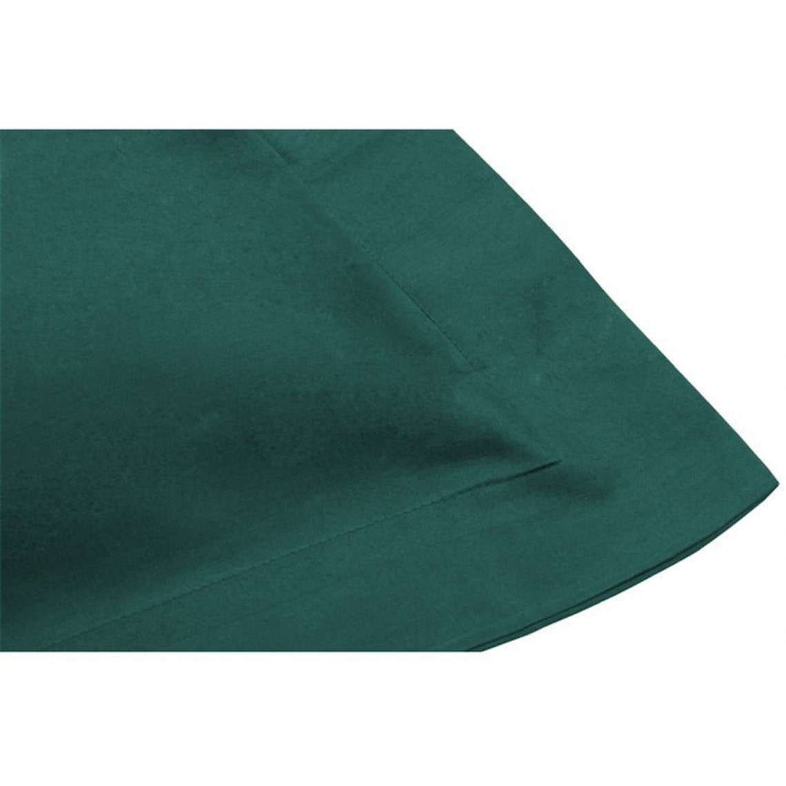 Dark Green Duvet Cover With Two Pillowcases Washed Cotton Etsy