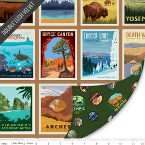 National Parks Double Lush Velvet (lv16802) | Double Lush Velvet | Riley Blake Designs | Riley Blake | fcnm1p - fdqkzd - fs7uw