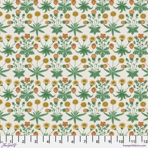 Daisy in Ivory (pwwm088.ivory) | Buttermere | The Original Morris & Co | Free Spirit | fcd0lp - fdxfen - fsgyr
