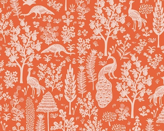 Menagerie Silhouette in Orange (rp708-or3) | Camont | Rifle Paper Co | Cotton+Steel | fcdmxv - fdbyae - fs4w0