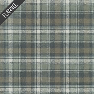 Mammoth Organic Optical Plaid Flannel in Storm (srkf-20083-300) | Mammoth Organic Flannels | RK House of Flannel | Robert Kaufman | fcs9tv -