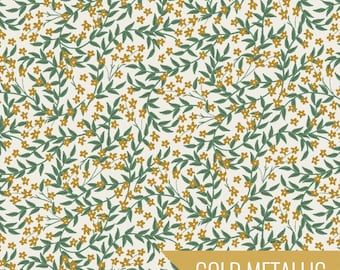 Daphne in Gold Metallic (rp907-go4m) | Bramble | Rifle Paper Co | Cotton+Steel | fcafdb - fdbyae - fs4w0