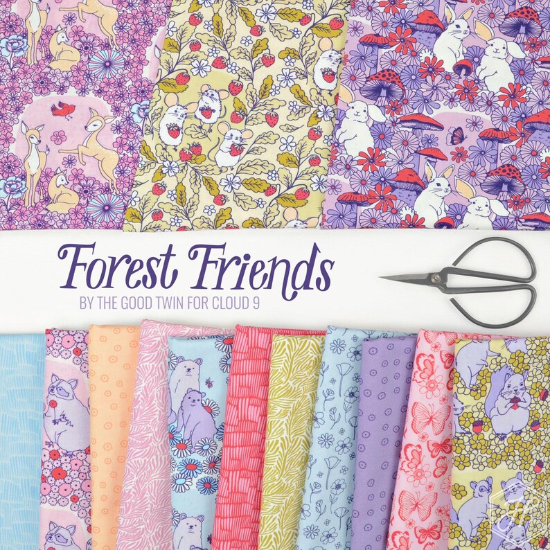 Strawberry Mice in Yellow (228668) | Forest Friends | The Good Twin | Cloud9 | fcg041 - fd0k3i - fsr5m image 2