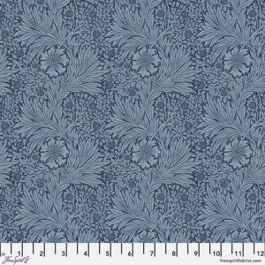 Marigold in Navy (pwwm006.navyx) | The Classics | The Original Morris & Co | Free Spirit | fcebcx - fdxfen - fsgyr