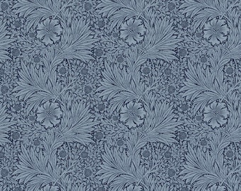 Marigold in Navy (pwwm006.navyx) | The Classics | The Original Morris & Co | Free Spirit | fcebcx - fdxfen - fsgyr