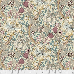 Golden Lily in Dusk (pwwm028.dusk) | The Classics | The Original Morris & Co | Free Spirit | fcebcx - fdxfen - fsgyr