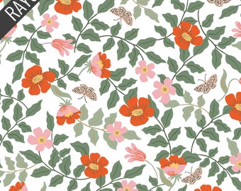 Primrose Rayon in Ivory (rp402-iv5r) | Strawberry Fields | Rifle Paper Co | Cotton+Steel | fc7681 - fdbyae - fs4w0