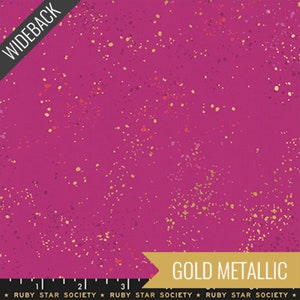 Speckled Wideback (108 Inch) in Berry Metallic (rs5055 62m) | Speckled Wide Backs | Rashida Coleman Hale | Ruby Star Society | fcv2q0 - fd1q