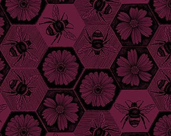 Busy in Mulberry (amt1005-26l) | Indelible Ink | Anna Maria | Northcott | fc1loa - fdrvgy - fsi2x