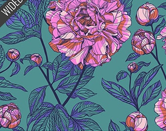 Peony Wideback (108 Inch) in Jade (bamt1003-78) | Indelible | Anna Maria | Northcott | fckqdi - fdrvgy - fsi2x