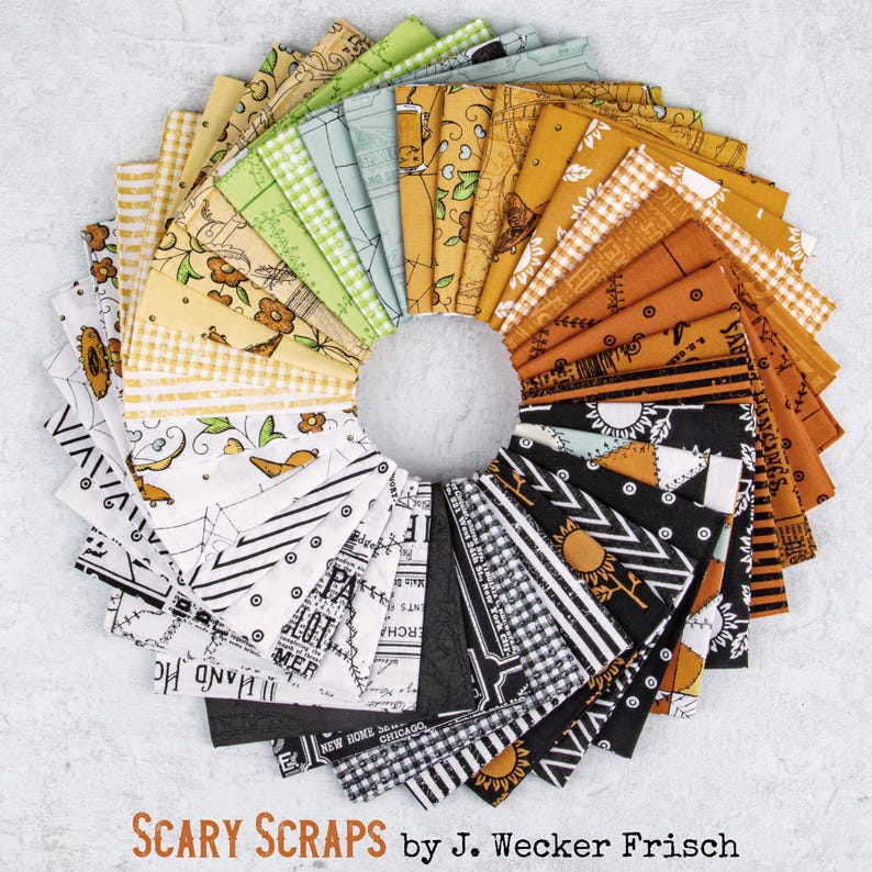 Patchwork Girl Panel (pd17600-panel) | Scary Scraps | J Wecker Frisch ...