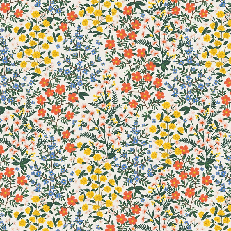 Wildwood Garden in Cream (rp705-cr2) | Camont | Rifle Paper Co | Cotton+Steel | fcdmxv - fdbyae - fs4w0 image 1