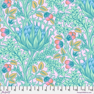 Artichoke in Lavender (pwkw001.lavender) | Kaffe x Morris and Co. | The Original Morris & Co | Free Spirit | fcl4b7 - fdxfen - fsgyr