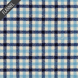 Mammoth Junior Windowpane Plaid Flannel in Waterfall (srkf-19842-405) | Mammoth Junior Flannel | RK House of Flannel | Robert Kaufman | fcw0