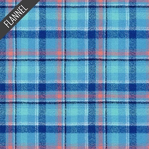Mammoth Junior Modern Plaid Flannel in Surf (srkf-19840-215) | Mammoth Junior Flannel | RK House of Flannel | Robert Kaufman | fcw0m2 - fdq2