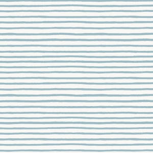 May include: A seamless pattern of horizontal stripes in a light blue color on a white background.