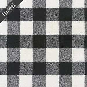 Mammoth Organic Small Buffalo Check in Pepper (srkf-20704-188) | Mammoth Organic Flannels | RK House of Flannel | Robert Kaufman | fcs9tv -