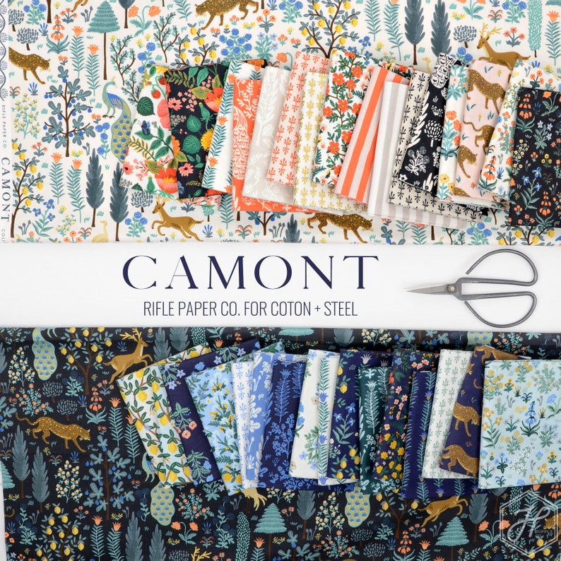 Wildwood Garden Canvas in Cream (rp705-cr5c) | Camont | Rifle Paper Co | Cotton+Steel | fcdmxv - fdbyae - fs4w0 image 2