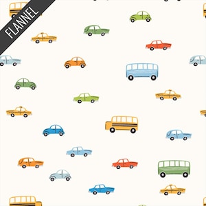 Little Wheels Snug Flannel in White Linen (f11800) | Art Gallery Flannel | AGF Studio | Art Gallery | fctcx6 - fdj2tk - fs5m9