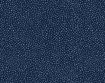 Seaweed Dot in Navy (pwwm008.navyx) | The Classics | The Original Morris & Co | Free Spirit | fcebcx - fdxfen - fsgyr