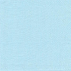 May include: A solid, light blue fabric with a subtle, textured weave. The fabric has a soft, even color and appears to be a lightweight material, suitable for clothing or home decor projects. The overall appearance is smooth and clean.
