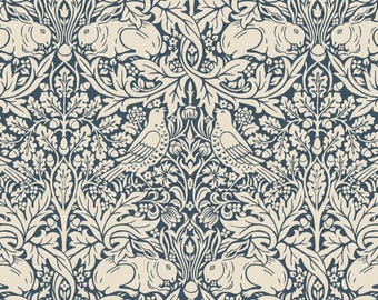 Brer Rabbit in Navy (pwwm026.navy) | The Classics | The Original Morris & Co | Free Spirit | fcebcx - fdxfen - fsgyr