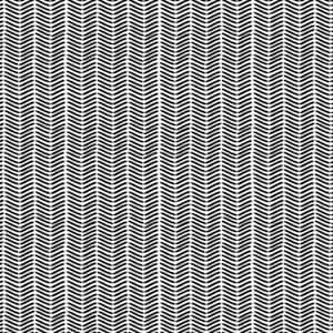 May include: A black and white herringbone pattern. The design features rows of curved, parallel lines that create a textured, zig-zag effect. The pattern is evenly spaced and covers the entire surface, offering a modern and graphic aesthetic.
