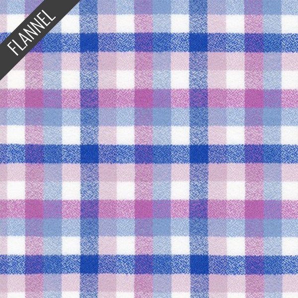 Mammoth Junior Check Plaid Flannel in Lilac (srkf-19843-21) | Mammoth Junior Flannel | Robert Kaufman | fcw0m2 - fdn3tq - fssd0